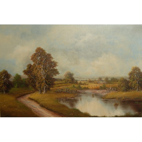 551 - A Busch (20th century)
Landscape
signed, oil on canvas, 58cm x 89cm