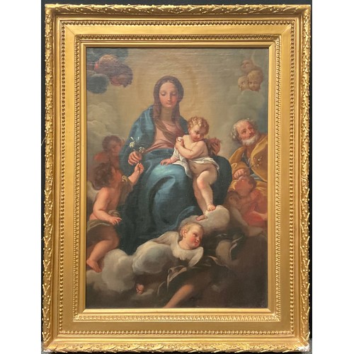 575 - Circle of Carlo Cavaliers Maratti (1625 - 1713)
Madonna and Child Attended by Putti in the Heavens
o... 