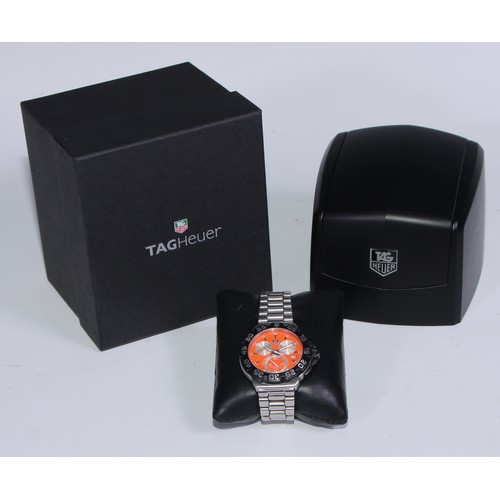 A Tag Heuer Formula 1 Lewis Hamilton stainless steel wristwatch