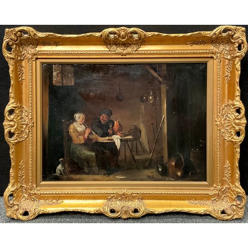 514 - Dutch School (19th century)
Getting into Bad Habits
oil on oak panel, 26cm x 36cm