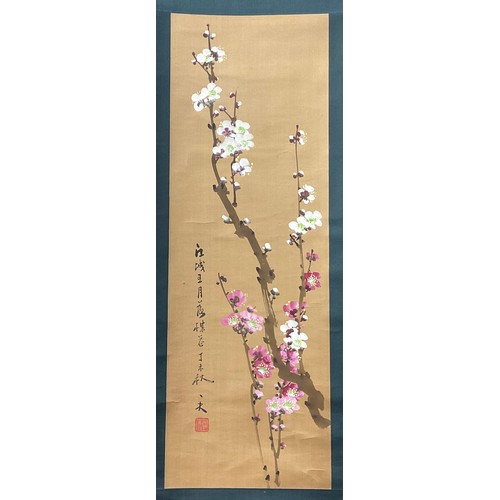 460 - Chinese School (first half 20th century)
Blossoming Branch
signed with red seal, watercolour on scro... 