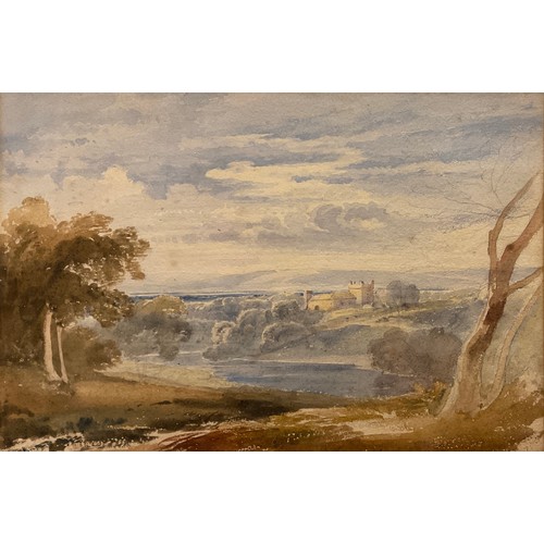 531 - Anthony Vandyke Copley Fielding 1787–1855, attributed to, Abbey View, watercolour, 18cm x 26cm