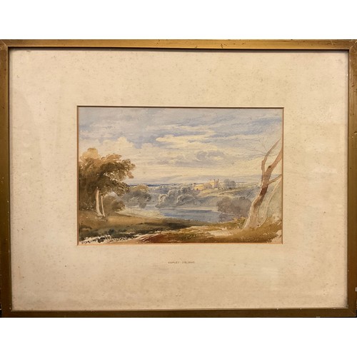 531 - Anthony Vandyke Copley Fielding 1787–1855, attributed to, Abbey View, watercolour, 18cm x 26cm