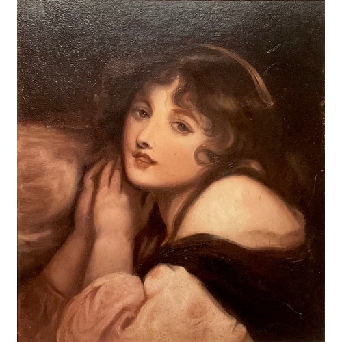 556 - After Jean-Baptiste Greuze (early 20th century)
Girl With Folded Hands
oil on board, 40cm x 36cm