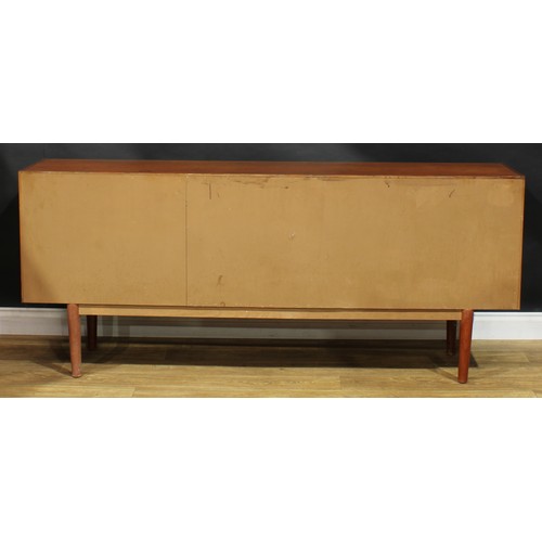 2069 - Mid-century Design - a Swedish teak sideboard, Trio, by Nils Jonsson for Troeds, 81cm high, 190cm wi... 