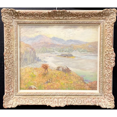 750 - Sir David Murray RA HRSA RSW RI (Scottish 1849 - 1933)
Gathering Bracken
signed, oil on board, 39cm ... 