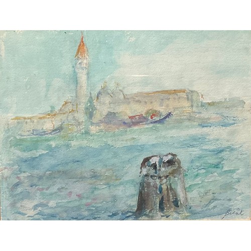 530 - Andre Bicat (1909 - 1996)
Venice
signed, watercolour, 24cm x 32cm