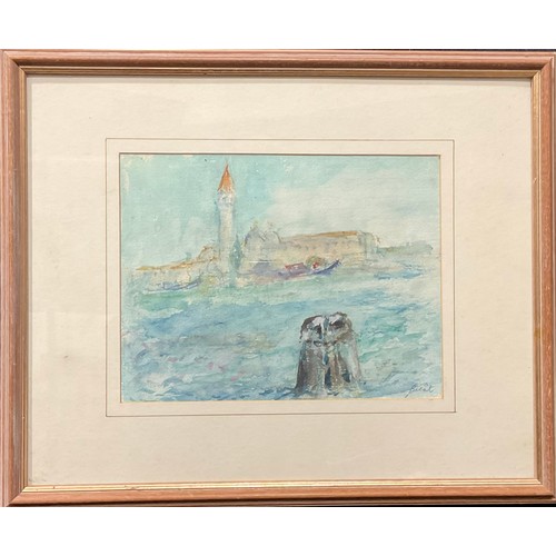 530 - Andre Bicat (1909 - 1996)
Venice
signed, watercolour, 24cm x 32cm