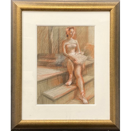 689 - Mary Beresford Williams (1931 2003)
Ballet Dancer
pastel, 43.5cm x 32.5cm