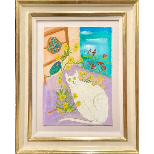 702 - Ponckle Fletcher (1934 - 2012)
Cornish Cat
signed, watercolour, 36cm x 24.5cm