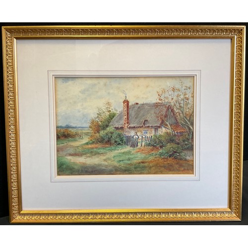 741 - Theresa Sylvester Stannard (1898-1947), A Remote Cottage, watercolour, 23cm x 32cm.