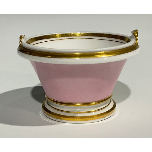 124 - A Flight, Barr & Barr cabinet cup and saucer, the cup painted with a gentleman traveller, with gilt ... 