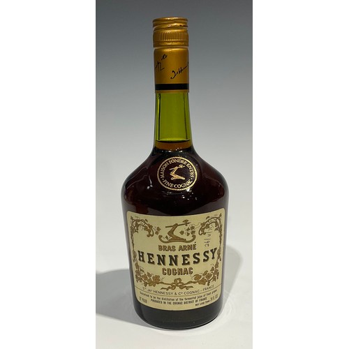 2700 - Bras Armé Hennessy Cognac, 24fl ozs, level low neck, seal intact