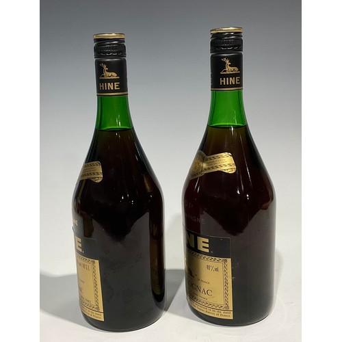 2714 - Hine V.S.O.P. Cognac, Fine Champagne, 35.2fl oz, seal intact; another (2)