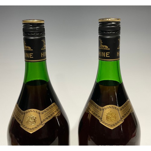 2714 - Hine V.S.O.P. Cognac, Fine Champagne, 35.2fl oz, seal intact; another (2)