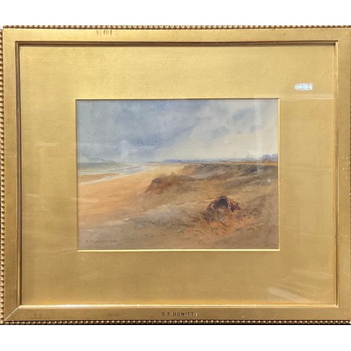 736 - S F Howitt (19th/early 20th century)
South Beach, Yarmouth
signed, watercolour, 20.5cm x 27cm