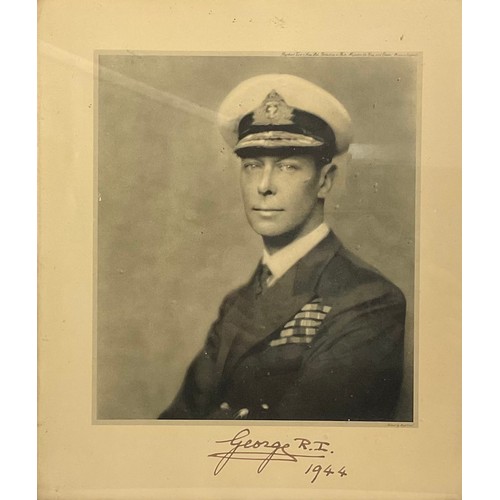 2730 - Royalty - a pair of portrait photographs, of King George VI and Queen Elizabeth, after Hugh Cecil an... 