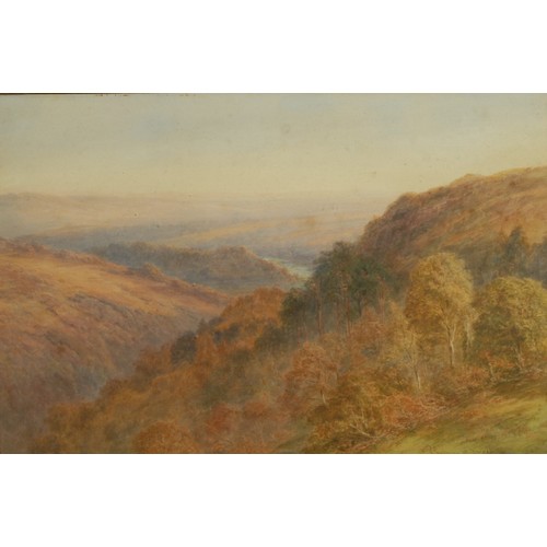 532 - Arthur Henry Enoch (19th/early 20th century)
Wooded Hillsides
signed, watercolour, 35cm x 52cm