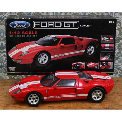 6142 - A Motor Max 1:12 scale No.73001 Ford GT Concept die-cast collection model, boxed