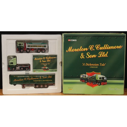 6149 - Corgi 1:50 scale CC99154 Moreton C.Cullimore & Son Ltd. 'a Dickensian Tale' two piece set, comprisin... 