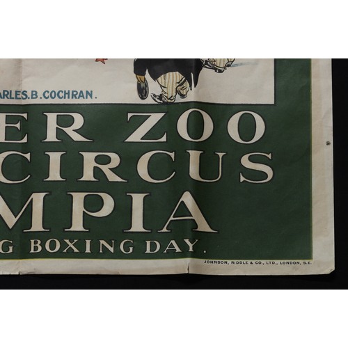 6227 - Zoological & Circus Interest - an early 20th century rectangular shaped advertising poster, 'CARL HA... 