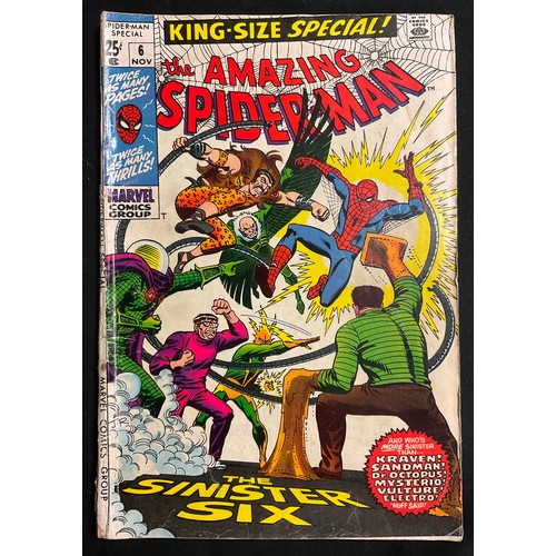 6320 - Amazing Spider-Man #87, #89 & annual #6. (1969-1970). Silver age Marvel Comics.