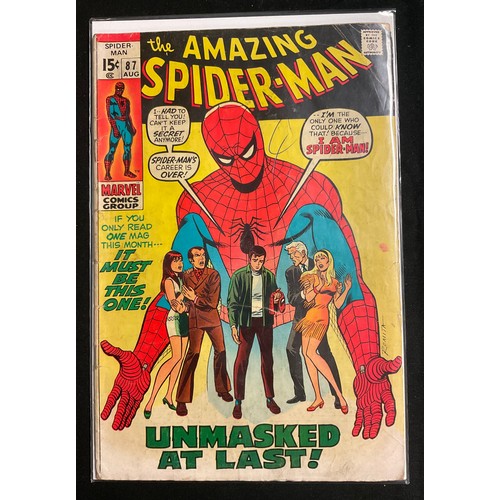 6320 - Amazing Spider-Man #87, #89 & annual #6. (1969-1970). Silver age Marvel Comics.