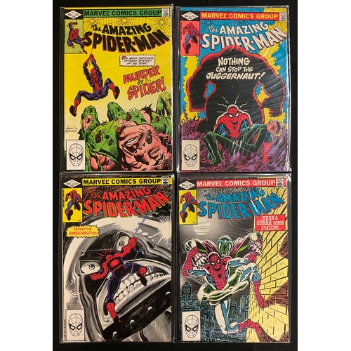 6318 - Amazing Spider-Man #220-240 (missing #238). (1981-1983). Bronze Age Marvel comics.