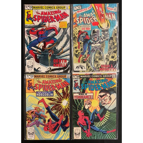 6318 - Amazing Spider-Man #220-240 (missing #238). (1981-1983). Bronze Age Marvel comics.