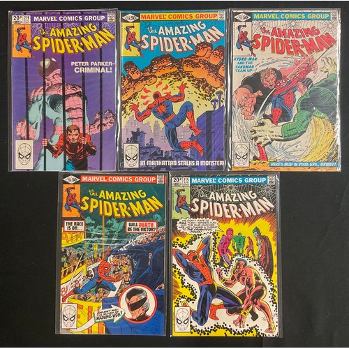 6316 - Amazing Spider-Man #191-208, (missing #194) #215-219. (1979-1981). Includes 2nd appearance of Black ... 