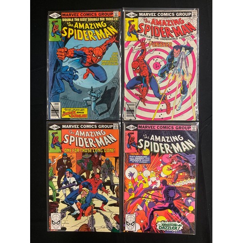 6316 - Amazing Spider-Man #191-208, (missing #194) #215-219. (1979-1981). Includes 2nd appearance of Black ... 