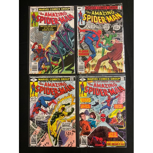 6316 - Amazing Spider-Man #191-208, (missing #194) #215-219. (1979-1981). Includes 2nd appearance of Black ... 