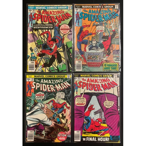 6315 - Amazing Spider-Man #161-164, #167-172, #178, #181-190. (1977-1978). Bronze Age Marvel Comics. Cents ... 