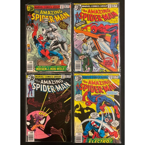 6315 - Amazing Spider-Man #161-164, #167-172, #178, #181-190. (1977-1978). Bronze Age Marvel Comics. Cents ... 