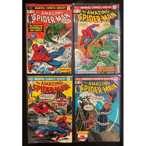 6325 - The Amazing Spider-Man #141-160. (1974-1976), issue #141 includes a Mark Jewellers insert. Bronze Ag... 