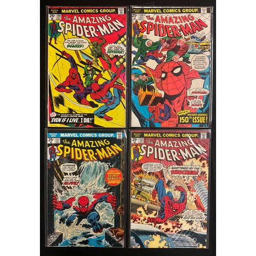 6325 - The Amazing Spider-Man #141-160. (1974-1976), issue #141 includes a Mark Jewellers insert. Bronze Ag... 