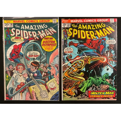 6324 - The Amazing Spider-Man #131-140 (1974). Bronze Age Marvel Comics. (10).