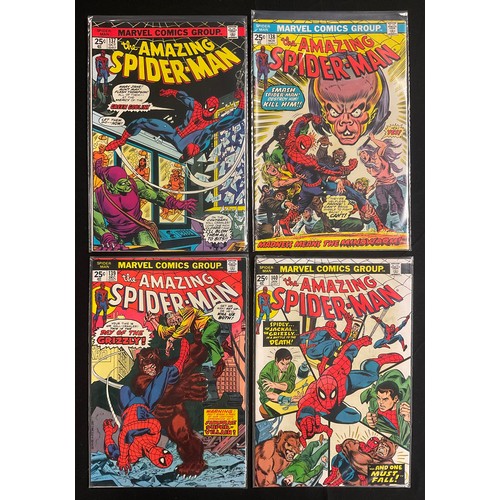 6324 - The Amazing Spider-Man #131-140 (1974). Bronze Age Marvel Comics. (10).