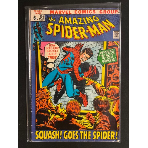 6321 - The Amazing Spider-Man #102-108. (1971-1972). Includes the 2nd appearance of Morbius. Bronze Age Mar... 