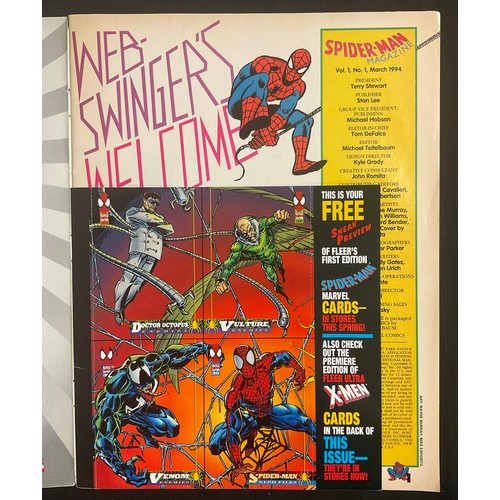 6328 - British Marvel Comics - Spider-Man Magazine with Trading cards, The Spectacular Spider-Man, Super Sp... 