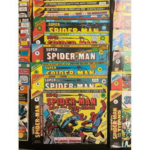 6329 - British Marvel Comics - Super Spider-Man and The Titans #200-211 (1976-1977), The Titans #1-58 - mis... 