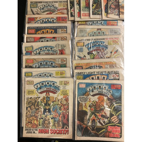 6346 - 2000 A.D prog #314-364 featuring Judge Dredd. (1983-1984). Bronze Age British comics.