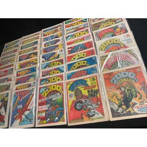 6349 - A collection of 50 early 2000 A.D comics. (1978-1979) Dateline Comics. Mixed issues from #72-150.