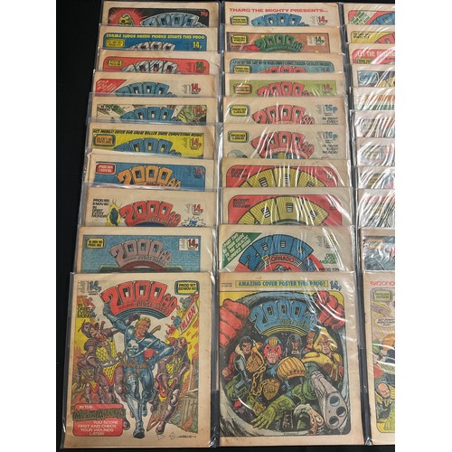 6350 - A collection of 50 2000 A.D. Comics. (1980-1984) mixed issues. Dateline Comics.