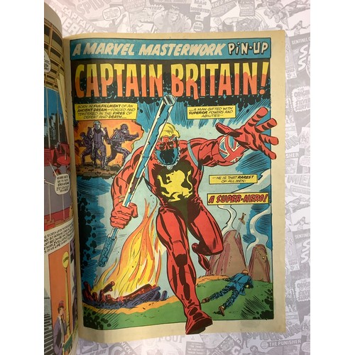 6353 - Captain Britain #1 (Oct 1976) Marvel Comics. First appearance and origin of Brian Braddock, Captain ... 