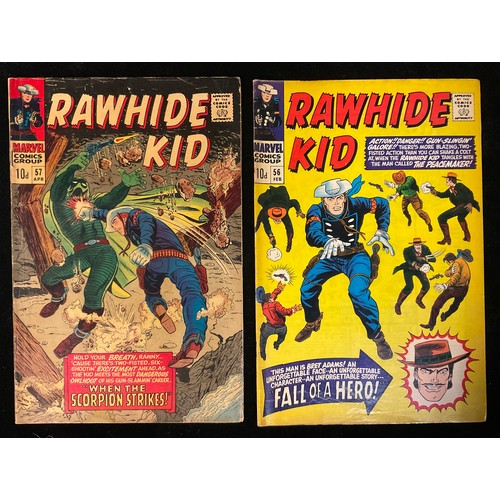 6356 - Comics - Rawhide Kid #56-57. (1967) silver age Marvel Comics. Approx VG. UK price variants.

Birds o... 