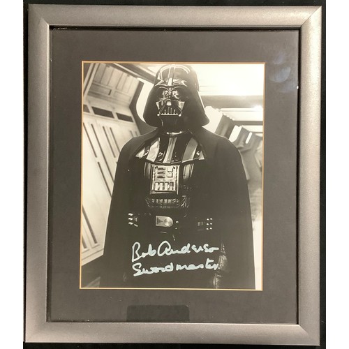 6381 - Sci-Fi Interest - Signed Star Wars prints: Bob Anderson (Star War wars stunt and fight choreographer... 