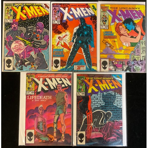 6384 - 16 X-Men Comics. Uncanny X-Men #186, #196, #202-204, #214, #270-273, #275, #276, #279, #282(1st appe... 