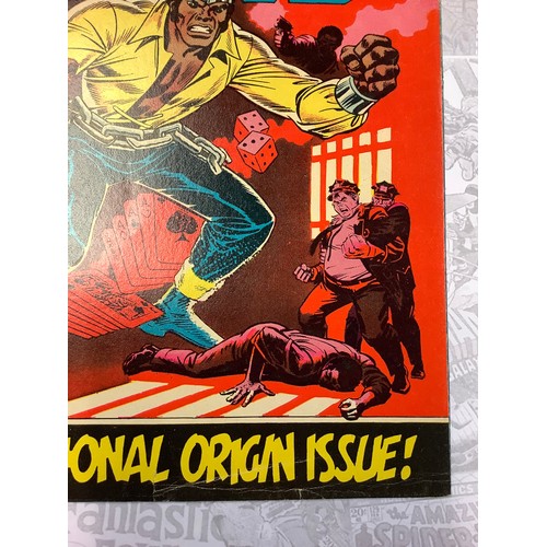 6393 - Luke Cage Hero for Hire #1 (1972) Marvel Comics. 1st appearance and origin of Luke Cage. U.S. cents ... 