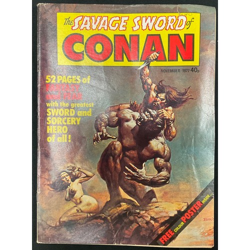 6397 - Comics - The Savage Sword of Conan #1-14 (1975) and The Savage Sword of Conan #1 magazine, (1977), P... 